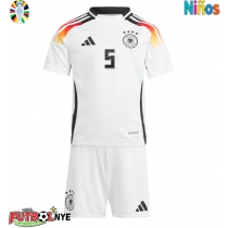 Camiseta Alemania Pascal Gross #5 Primera Equipación para niños Eurocopa 2024 manga corta (+ pantalones cortos)